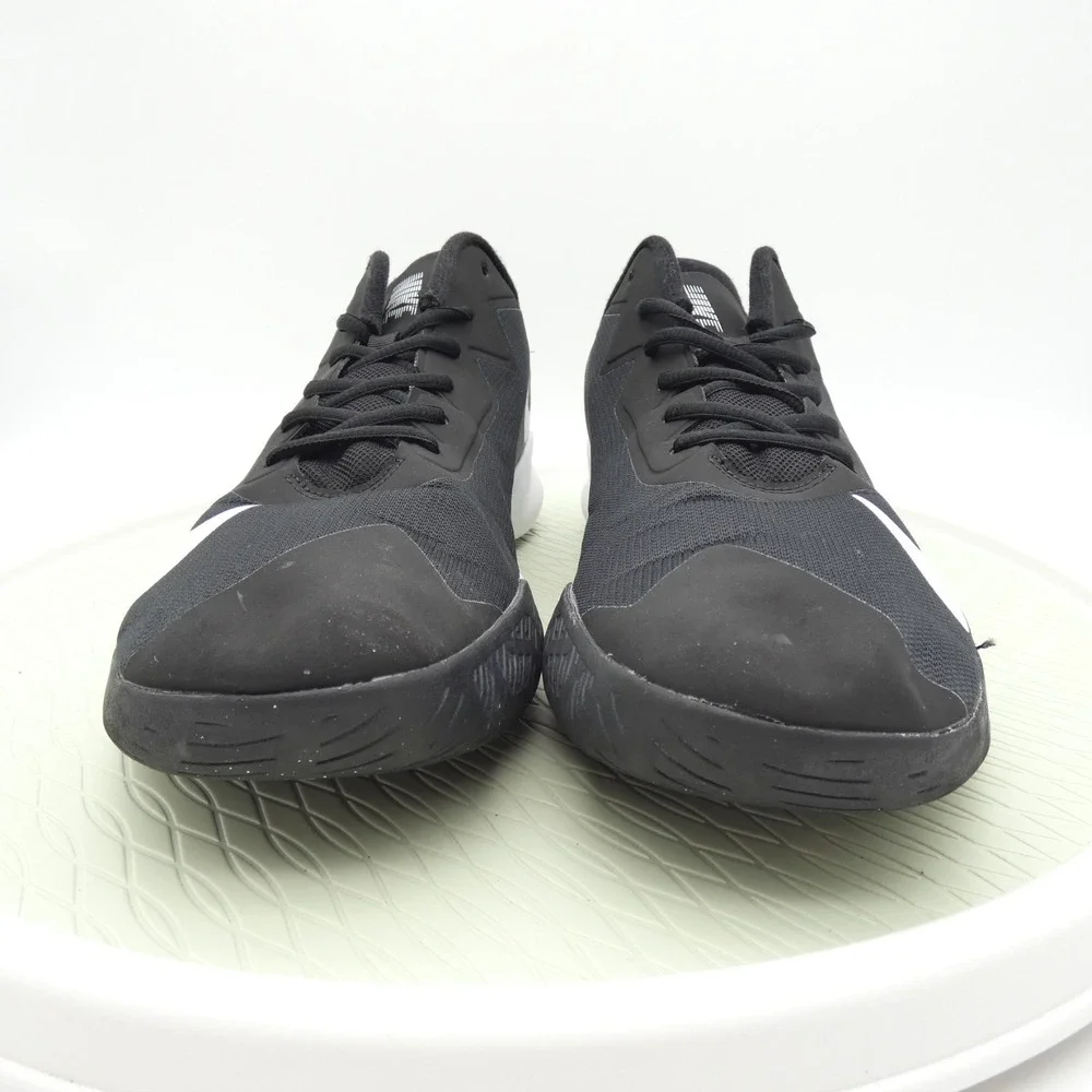 Nike Precision 4 CK1069-001 Mens US 14 Basketball Shoes Black White Sneakers